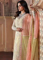 Evayna By Gulaal Embroidered Chiffon 3 Piece Unstitched Suit GL25EEC D-03 FAREYAH